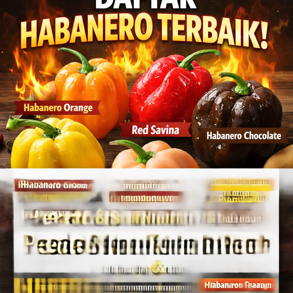 Daftar habanero terbaik